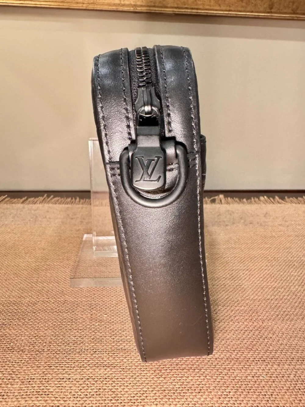 Louis Vuitton Trio Messenger Bag — Black Monogram Shadow Leather | 3-Piece Set